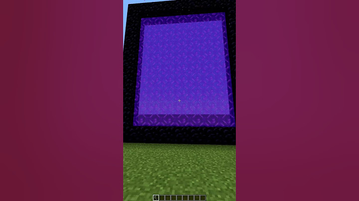 How Big Can Be Nether Portal In Minecraft
