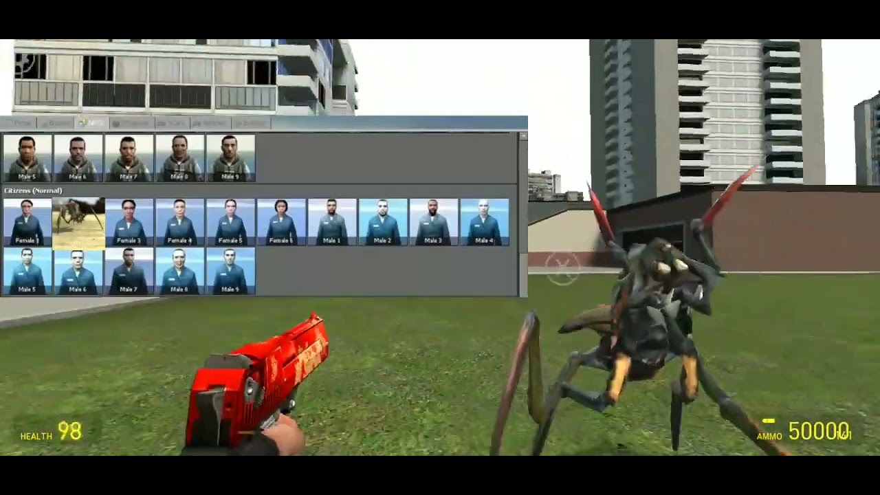 Спавн-меню(тест обновы) Gmod Android - YouTube