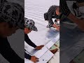 Fiberglass roof leak repair strong waterproof fix #construction #shorts
