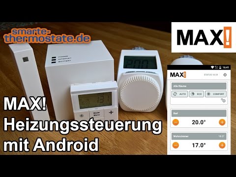 Smart Home MAX! Heizungssteuerung mit der Android App - Nachtrag Thermostat Heizkörperthermostat