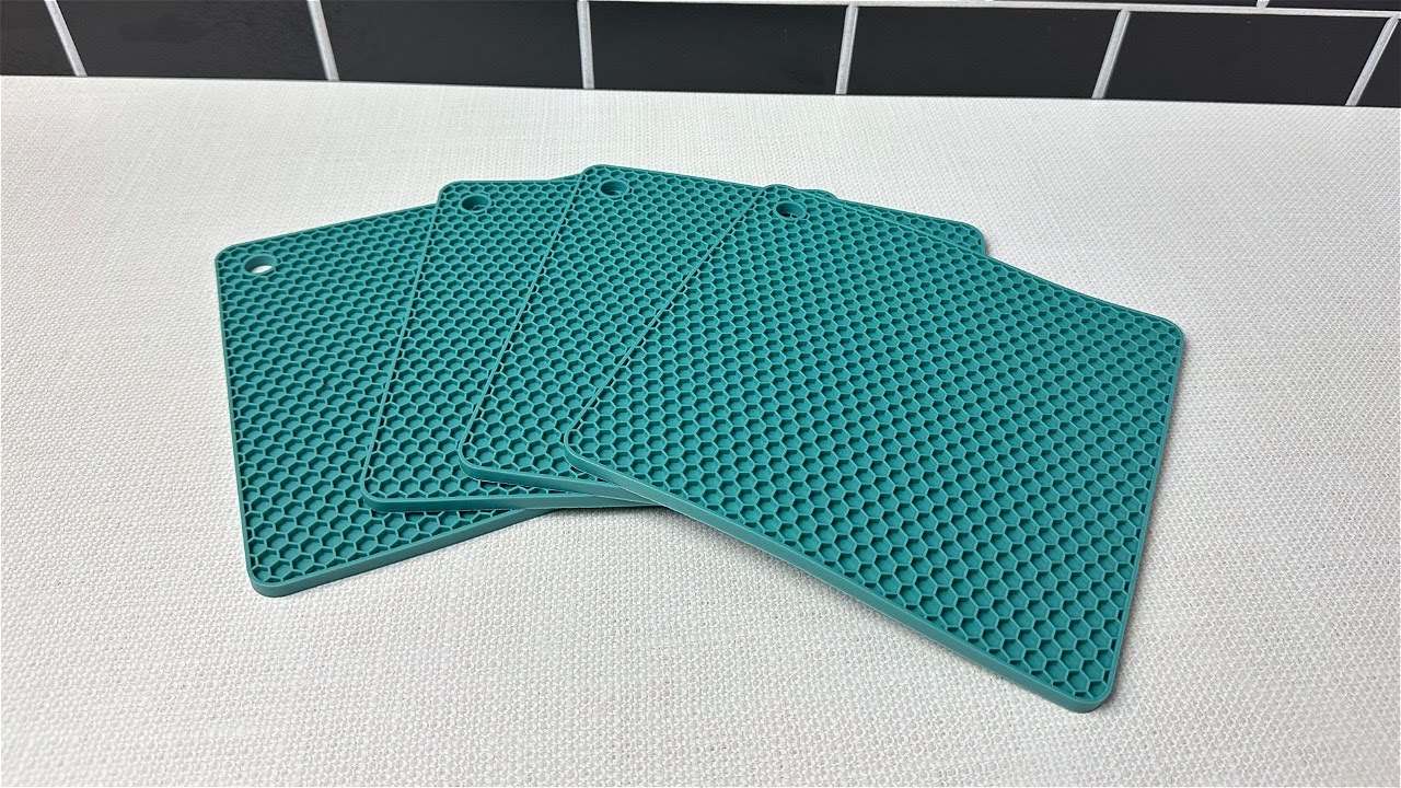 Smithcraft Silicone Heat Resistant Trivets - 4 pack