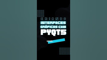 Criando interfaces gráficas com PyQt5 #shorts