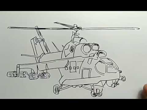 Video: Cara Menggambar Helikopter