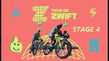 [Zwift] Group Ride: Tour de Zwift 2023 | Stage 4 | Ride, Standard on Greatest London Loop Reverse