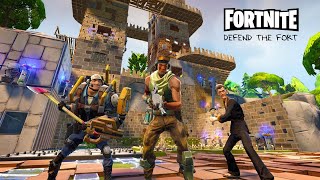 Defending the Fort - Fortnite Gameplay