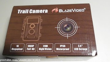 BLAZEvideo Trail Camera DETAILED setup and Review Tutorial