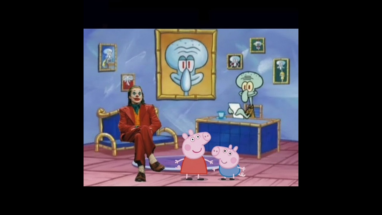 Porky Pig saves Peppa Pig from The Joker #shorts #joker #peppapig