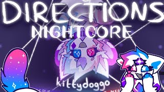 kittydog - DIRECTIONS (full album) - [nightcore] 💚🩵🩷