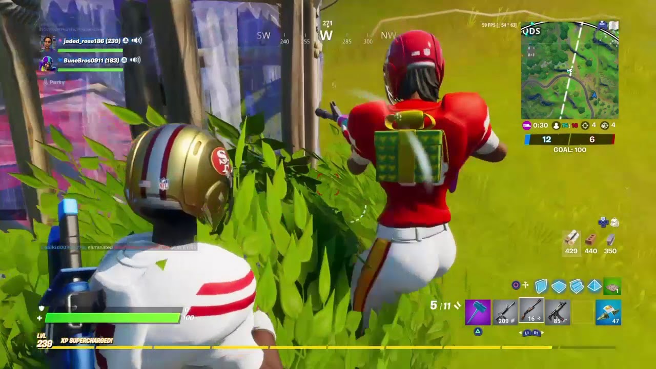 Fortnite*playing NFL rumble with Blake for the first time :) - YouTube
