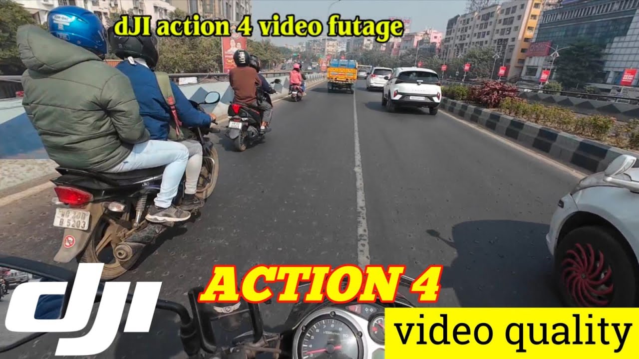 DJI osmo action 4 video quality test 🔥//DJI osmo action 4 review 