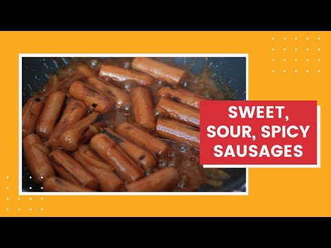 easy-sweet-sour-and-spicy-sausages-recipe-|-malaysian-food-|-sausage-party