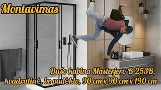 Montavimas Masterjero B-253B Dušo Kabinos Instrukcija Vaizdo Įraše