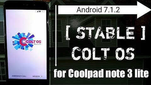 [ LATEST ] Colt os for coolpad note 3 lite