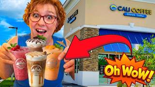 We Drank at The VIRAL Cali Coffee in Orlando… Is It REALLY Worth the Hype? SNICKERDOODLE Challenge!