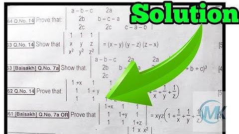 matrix and determinant prove question 2 llmath solution ll #matrix #determinants #matrixprovethat