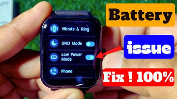 Fire boltt ninja call pro plus battery backup badhaye | How to save battery in fire boltt smartwatch