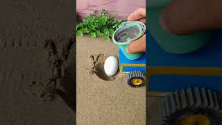 diy tractor mini bridge making concrete machine || #shorts