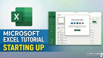 Microsoft Excel | Starting Up Excel & Using Recent Files