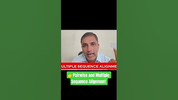 Multiple vs Pairwise Sequence Alignment Explained in 50 Seconds