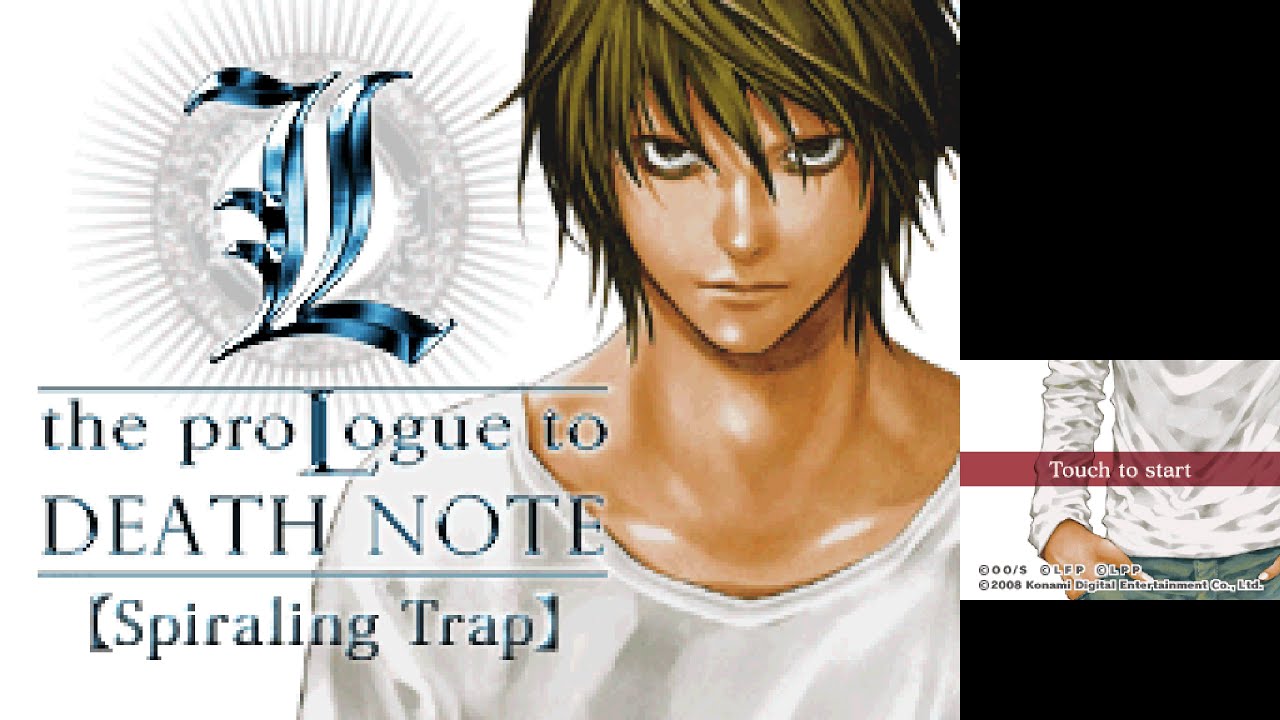 L the ProLogue to Death Note: Spiraling Trap English Patch