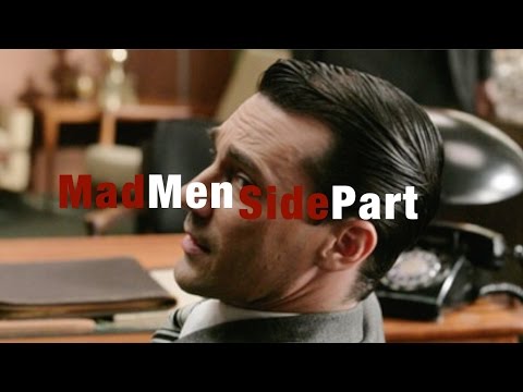 Classic Mad Men Style Side Part Tutorial (hairstyle update)