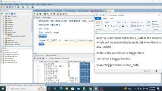 whenever there is update then  timestamp value is added automatically in  date column.