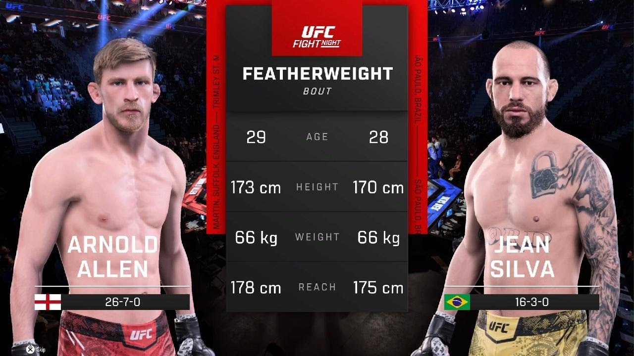 Arnold Allen vs Jean Silva | UFC 5 Full Fight