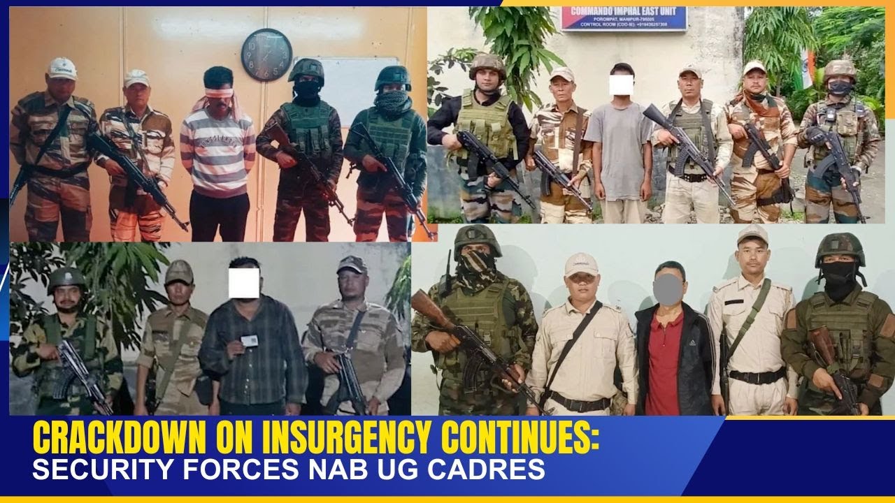 CRACKDOWN ON INSURGENCY CONTINUES :  SECURITY FORCES NAB UG CADRES   | 24 AUG 2025