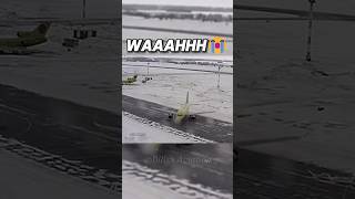 S7 Does NOT Like The Snow😂 #aviation #meme #funny #short #cute #snow #canada