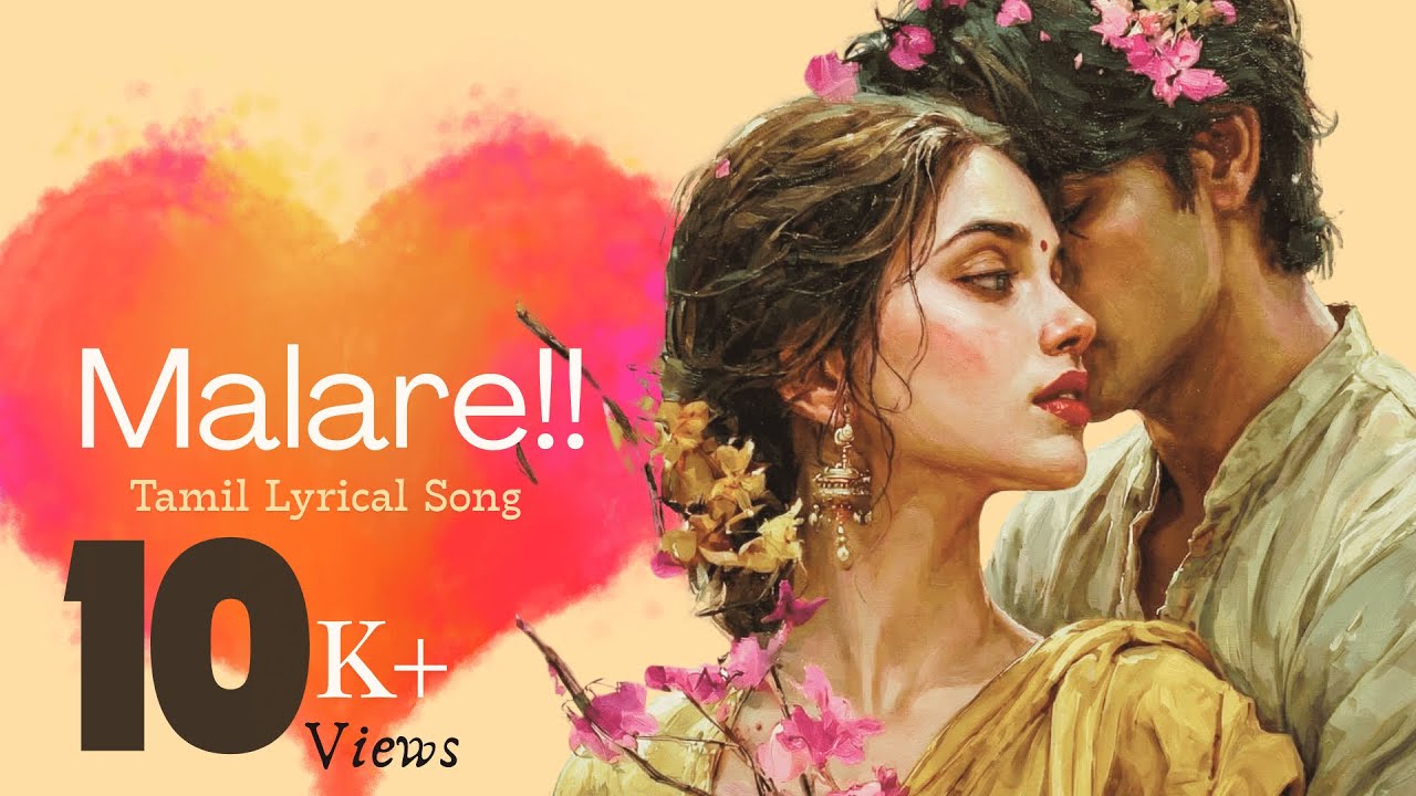 Malare! -  New Tamil Love Anthem 2025 | Heart Melting Melody | Tamil Romantic Hits | Song Sancira