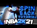 NBA 2K21 SPINBACK DRIBBLE TUTORIAL! MOMENTUM SPIN! HOW TO BEHIND THE BACK INTO THE SPINBACK!