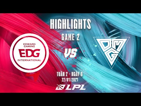 [Highlights] EDG vs. OMG - Game 2 | Tuần 2 Ngày 6 | LPL Mùa Xuân 2022