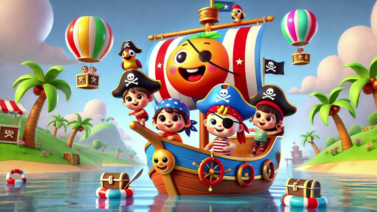 🏴‍☠️🌊 The Little Pirate Ship | Fun Adventure Song for Kids | Nursery Rhymes & Kids Songs