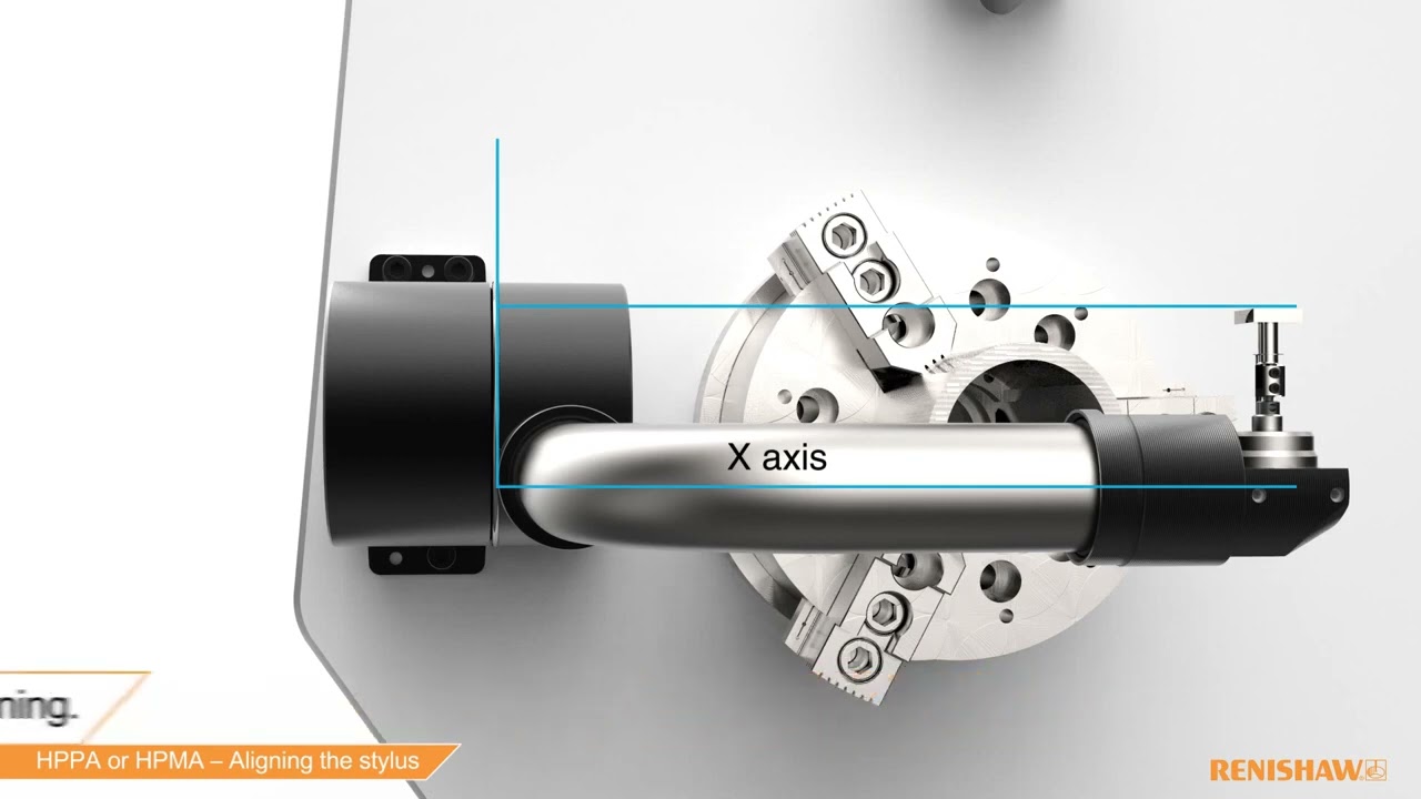 Renishaw - Aligning the stylus on a HPPA or HPMA tool setting arm