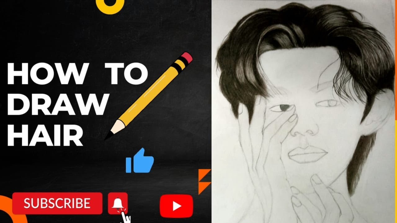 How To Draw Hair YouTube