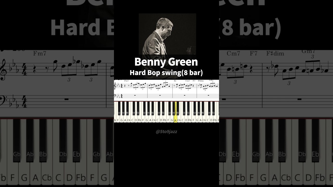 Benny Green  - Hard bop swing(8 bar)