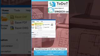 Export Drawings to DXF in ToDoT Publish