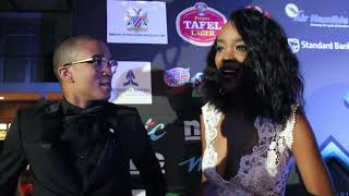 #NAMAs2016 Industry Awards Blue Carpet Reinhard Mahalie and Belinda Apollus