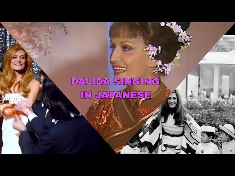 Dalida sings in Japanese, all her songs are in Japanese #dalida
