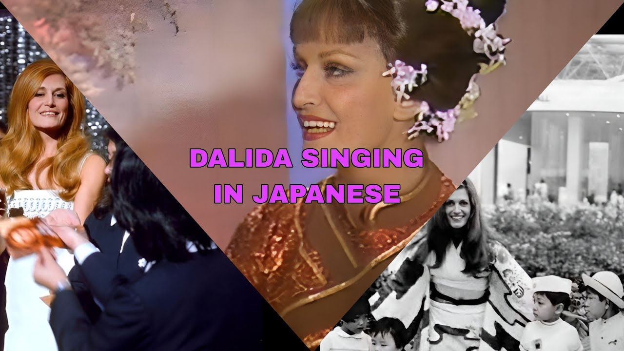 Dalida sings in Japanese, all her songs are in Japanese #dalida