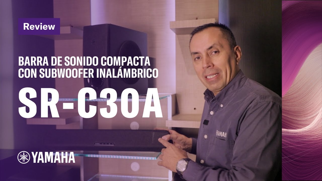 Review Barra de sonido compacta Yamaha SRC30A - YouTube
