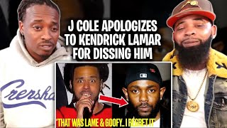 J Cole APOLOGIZES To Kendrick Lamar For DISSING Him &amp; REGRETS Making The Diss Song