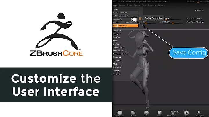 ZBrushCore: Customize the User Interface (UI) #AskZbrush