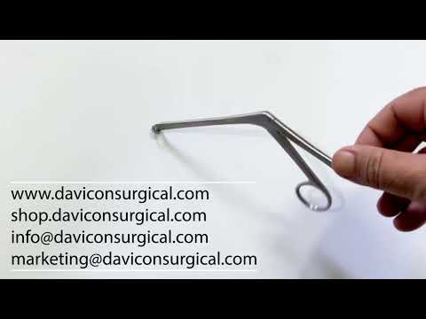High Quality ENT Surgical Stainless Steel Hartmann Nasal Cutting Forceps | DAVICON ENT Instruments