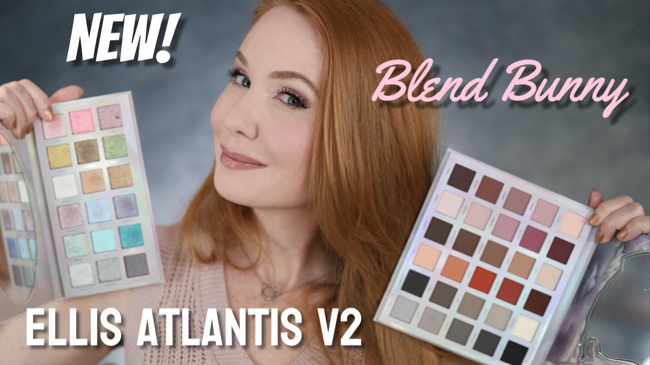 NEW Blendbunny Ellis Atlantis palettes looks & swatches!