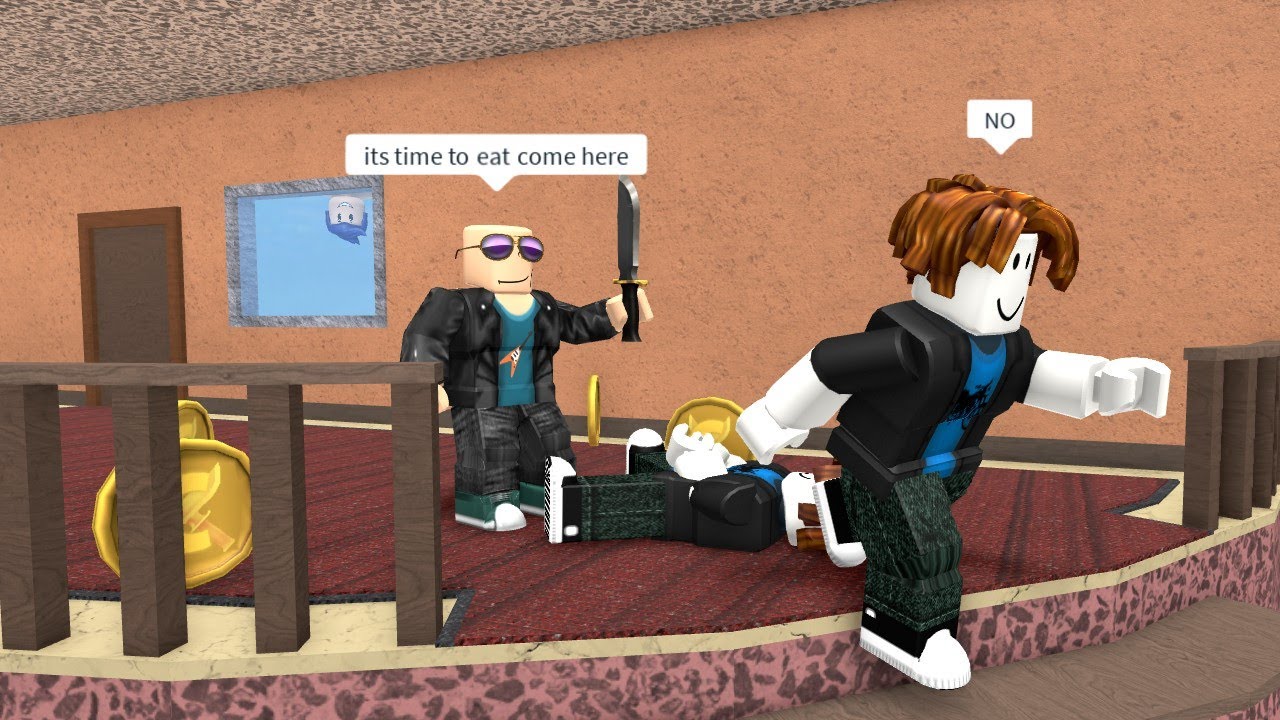 ROBLOX Murder Mystery 2 Funny Moments (TRICKSHOT) YouTube