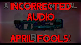 A Perfectly Normal BFG (INCORRECTED AUDIO, APRIL FOOLS!)
I found some issues with the audio in the previous version so I made some fixes! Now updated for your listening pleasure!
No glyph codes since its just a reupload!
Contact me on Twitter! https://twitter.com/OmniOmegaVoice
Or send me an Email at OmniOmegaVoiceover@gmail.com A Perfectly Normal BFG (INCORRECTED AUDIO, APRIL FOOLS!)