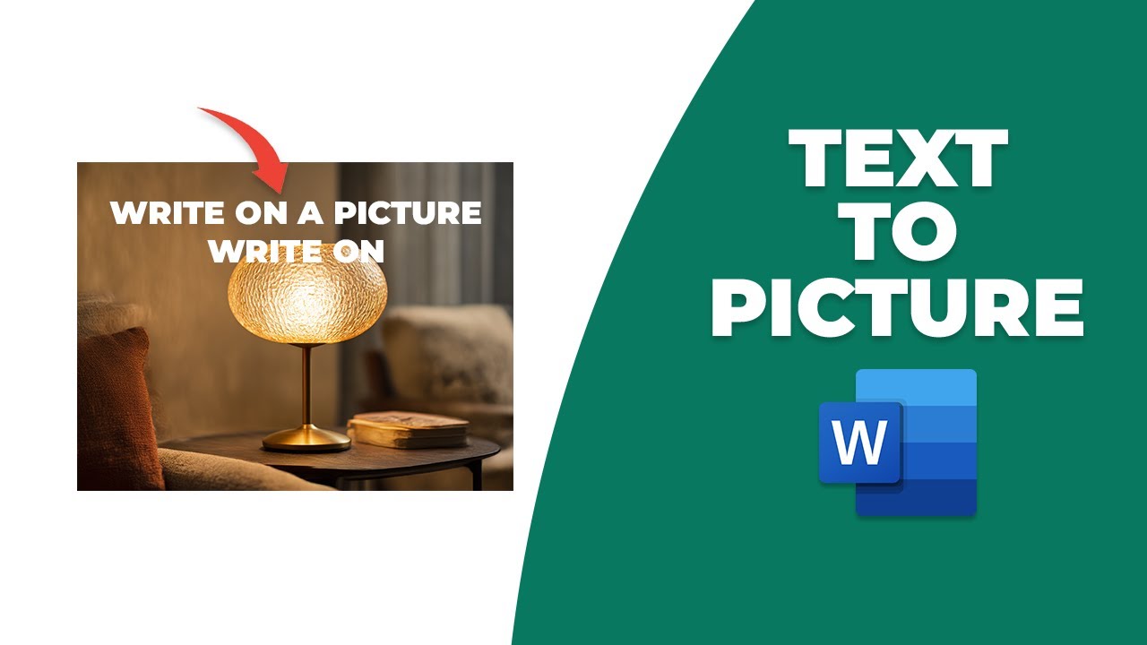 How to add text to a picture in word