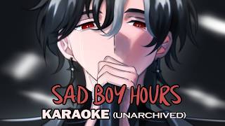 Sad Boy Hours Karaoke🥀Unarchived 【Lucien Lunaris】
