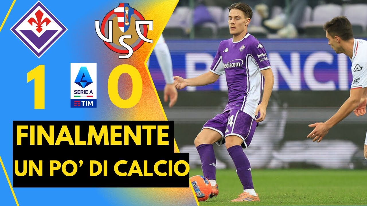 FIORENTINA 1-0 CREMONESE|| STILL ALIVE! CAMBIO DI MODULO, MERCATO SOLOMON E PARATICI
